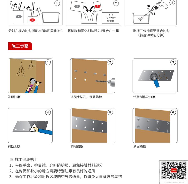 包钢梓潼粘钢加固施工过程